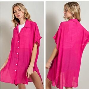 NWT - Shirt Dress Coverup